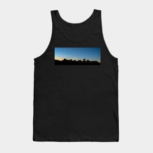 Tynemouth Priory Golden Hour Silhouette Tank Top